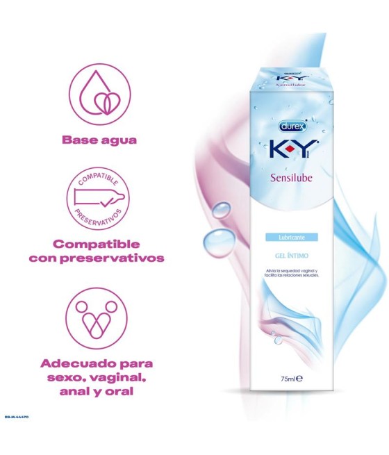 Lubricante Base Agua Sensilube KY 75 ml