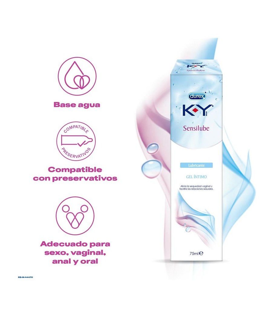 Lubricante Base Agua Sensilube KY 75 ml