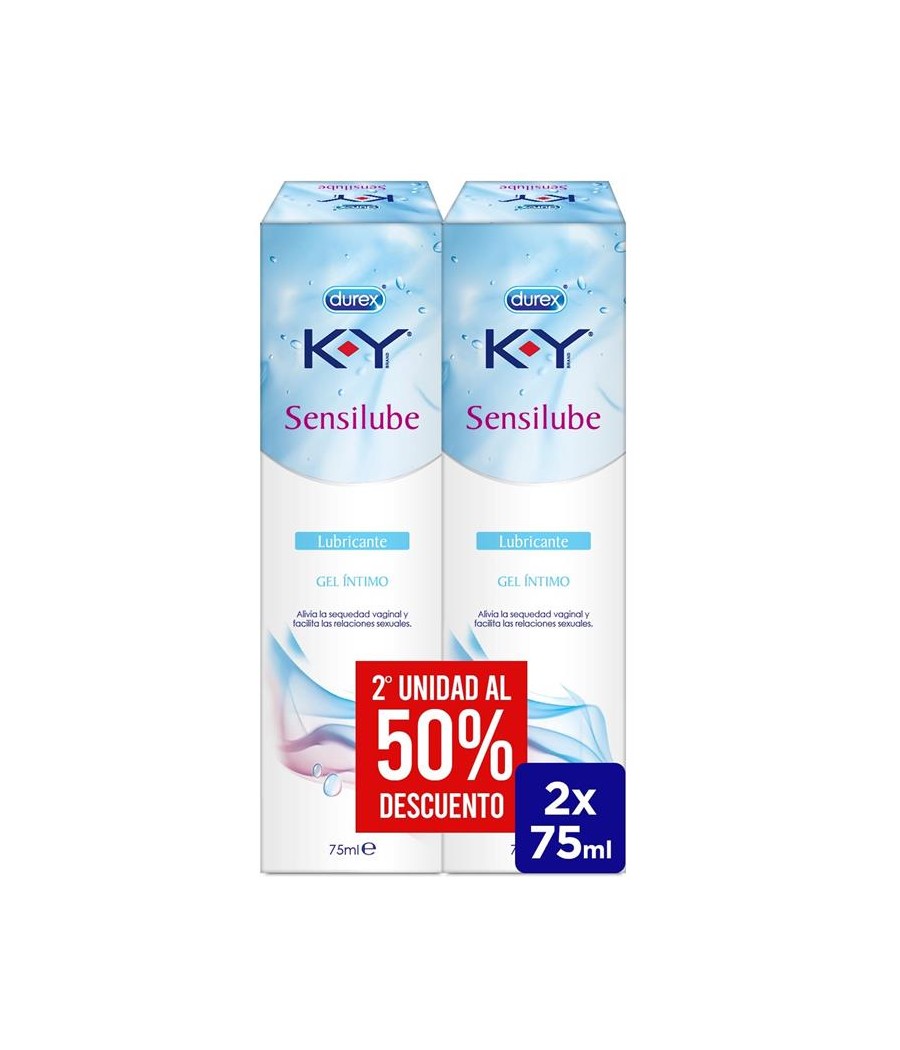 Lubricante Base Agua Duplo KY Sensilub 75ml