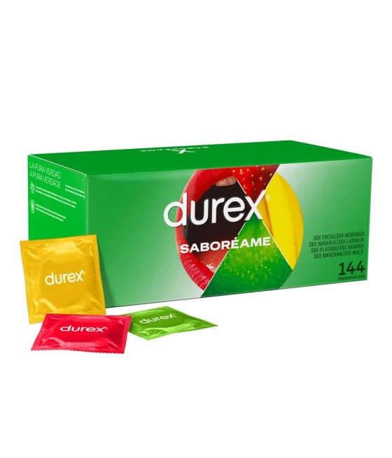 Durex Preservativos Sabores Saboreame 144 ud