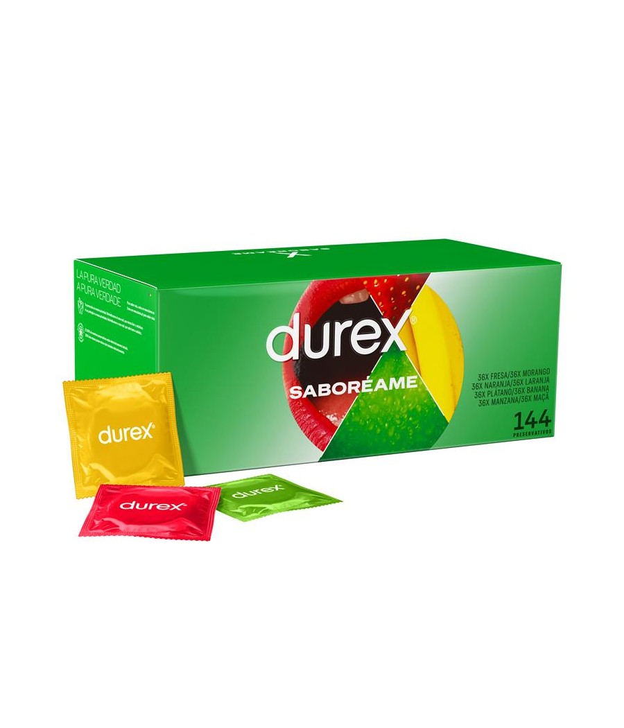 Durex Preservativos Sabores Saboreame 144 ud