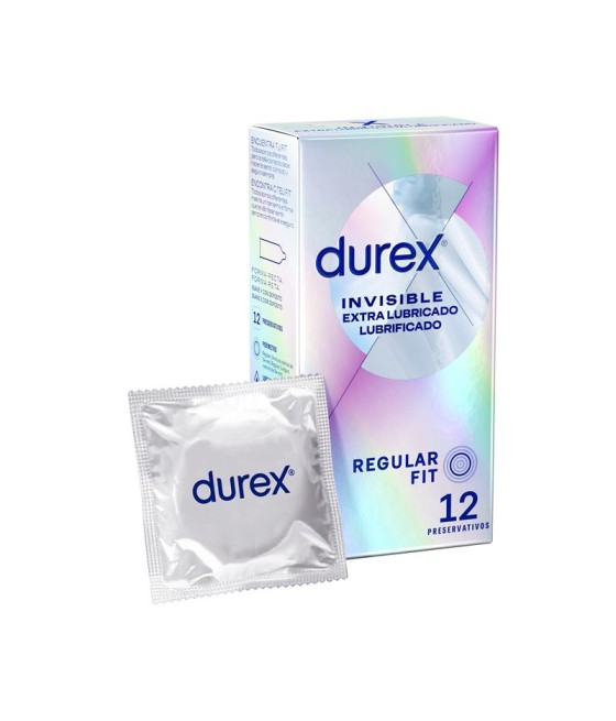 Preservativos Invisible Extra Lubricacion 12ud