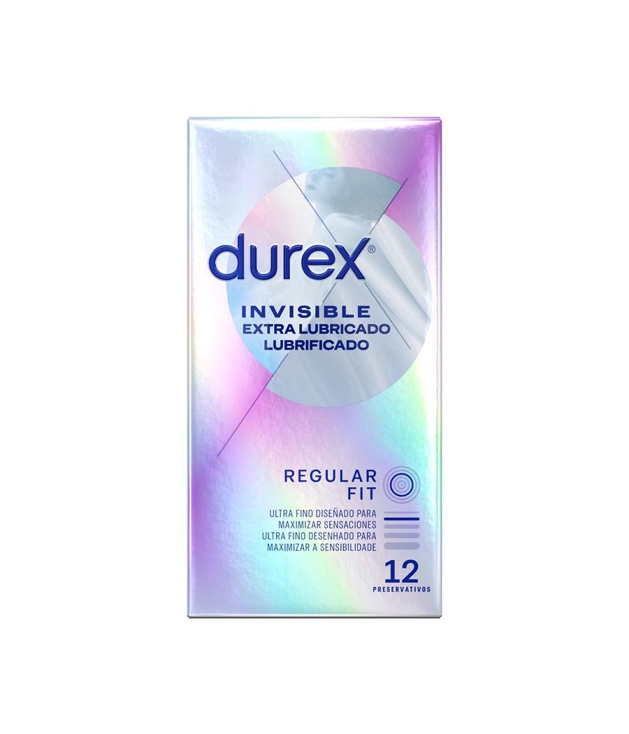 Preservativos Invisible Extra Lubricacion 12ud