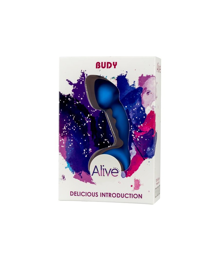 Plug Anal Budy Azul Silicona 13 cm