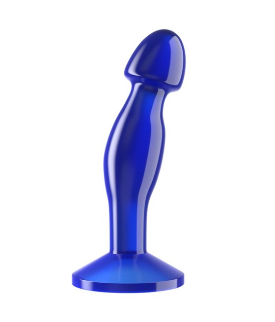 Plug Anal Flawless Azul Transparente 65