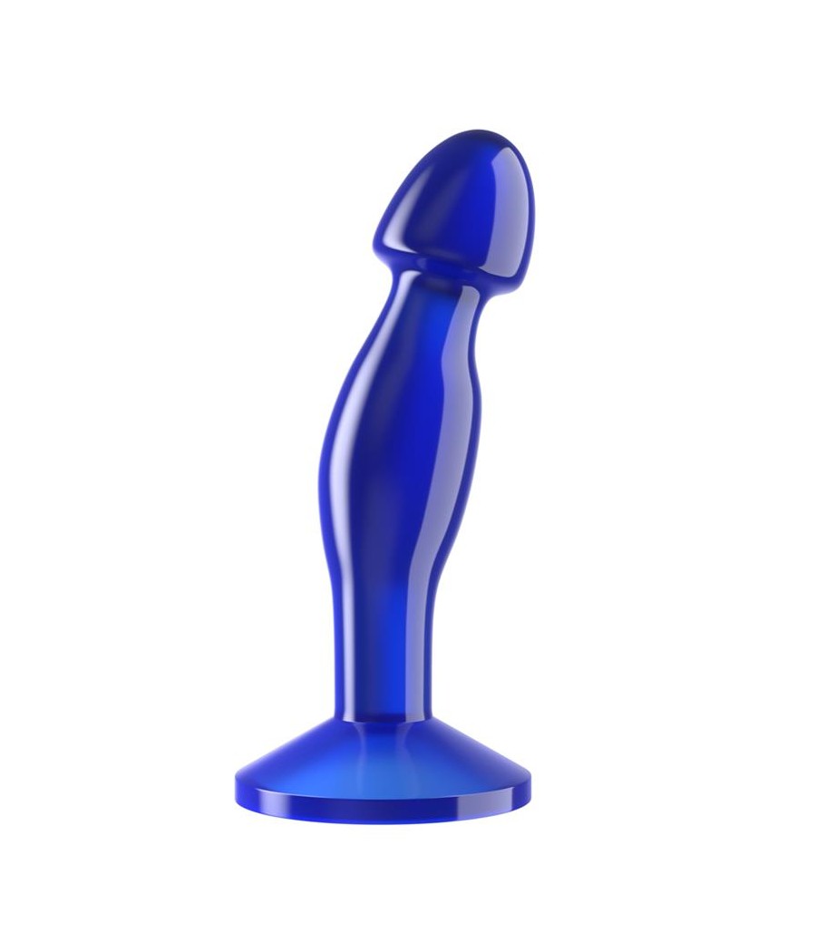 Plug Anal Flawless Azul Transparente 65