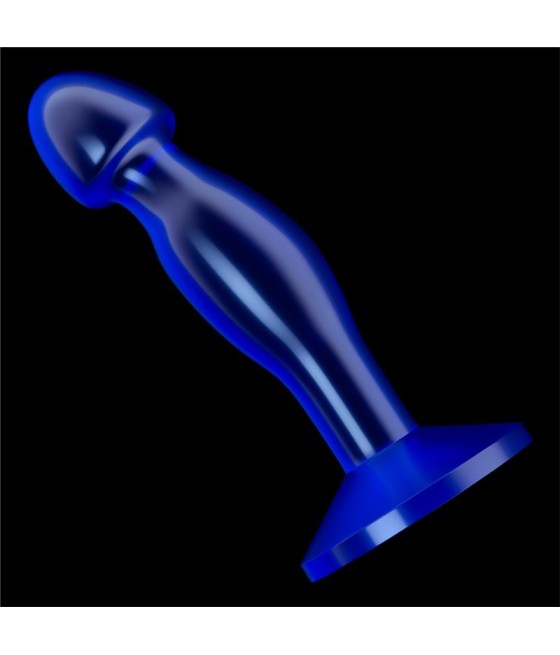 Plug Anal Flawless Azul Transparente 65