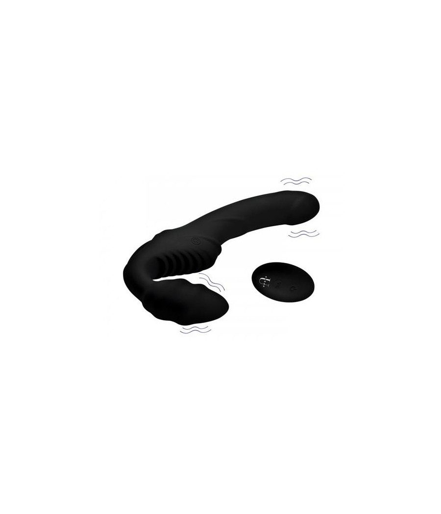 Pro Rider Vibrador Doble Control Remoto NEgro