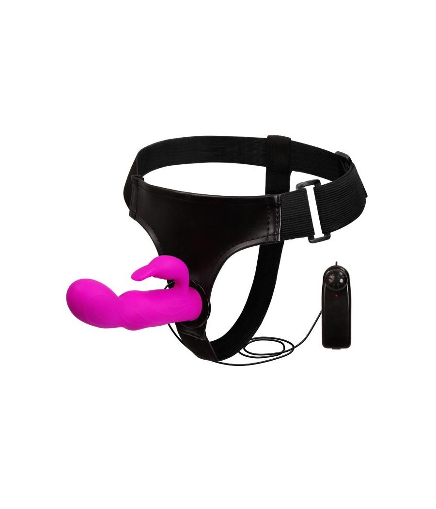 Baile Arnes con Dildo Purpura 15 cm