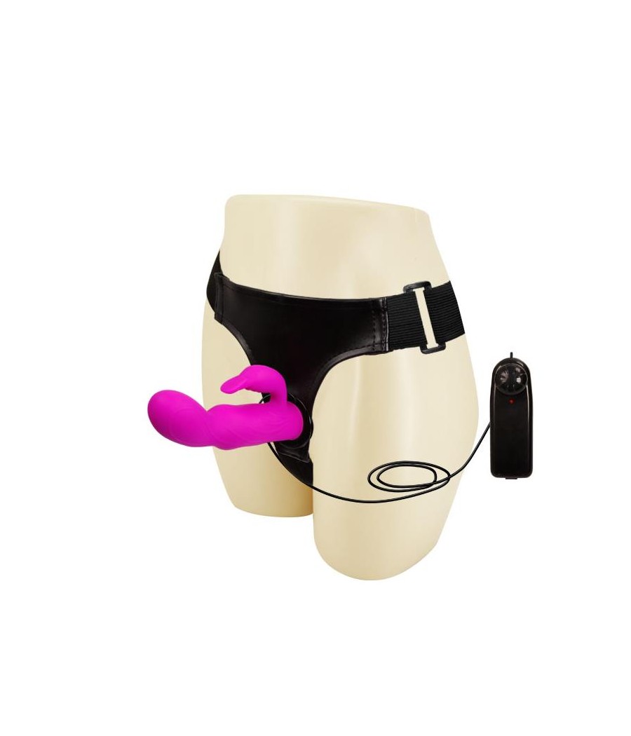 Baile Arnes con Dildo Purpura 15 cm