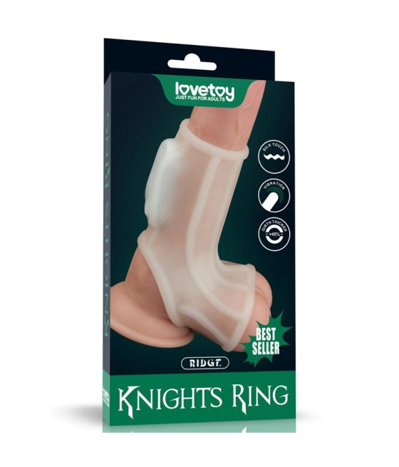 Funda el pene y testiculos con vibracion Ridge Knights