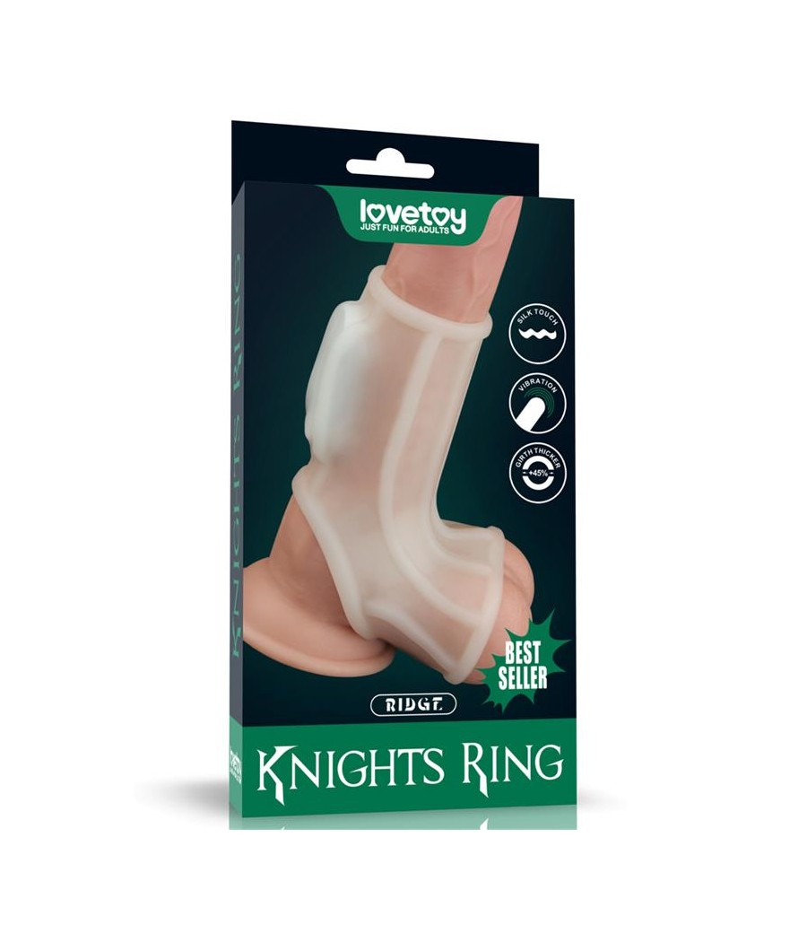 Funda el pene y testiculos con vibracion Ridge Knights