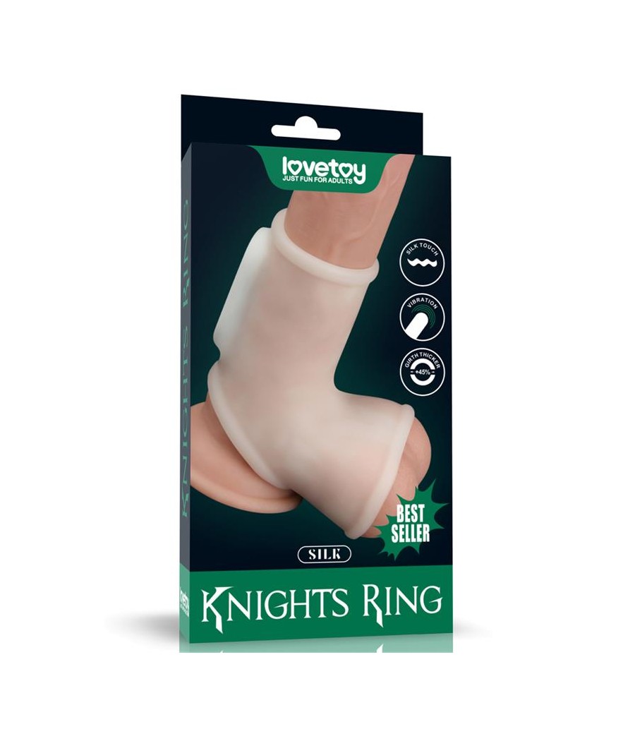 Funda Pene y Testiculos con Vibracion Silk Knights