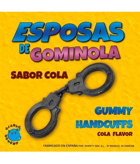 Esposas Negras de Gominola Sabor Cola