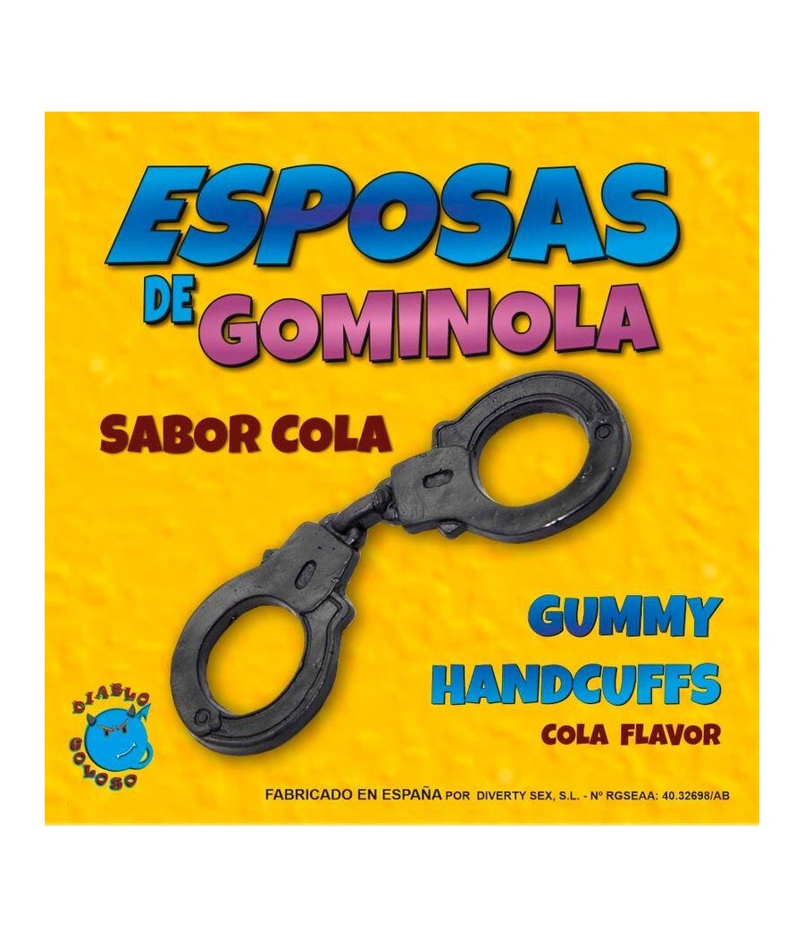 Esposas Negras de Gominola Sabor Cola