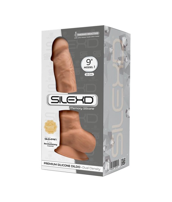 Dildo Dual Density Mol.1 - 9 Caramelo