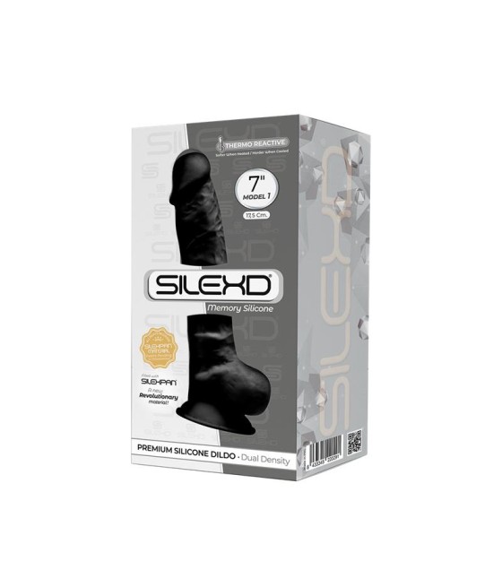 Dildo Dual Density Mod. 1 - 7 Negro