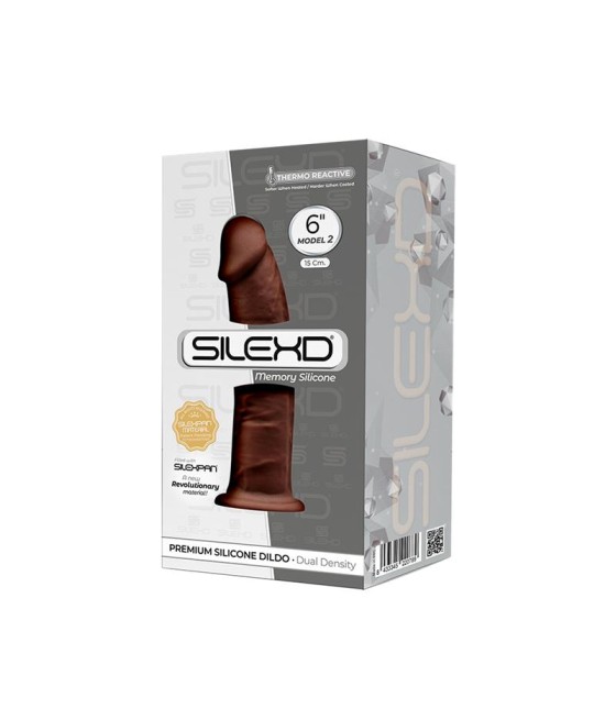 Dildo Dual Density Mod 2 6 Marron