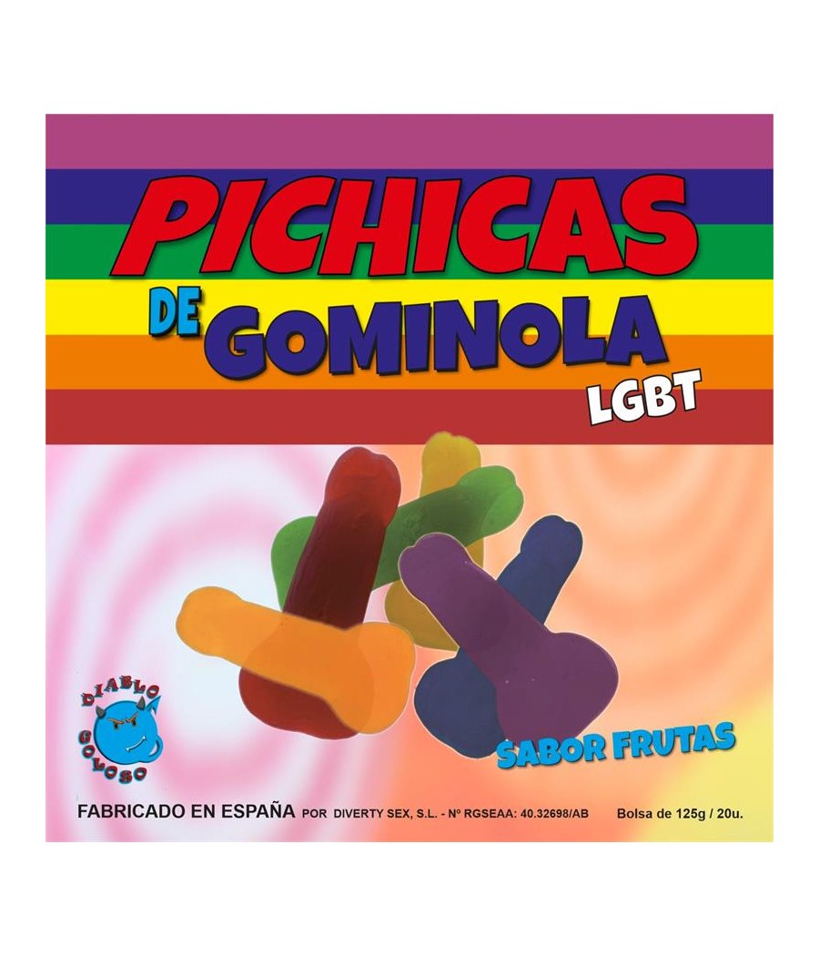 Caja Gominolas Pito Sabor Frutas LGBTQ