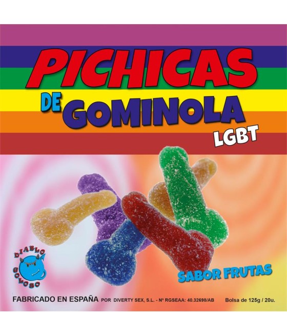 Caja Gominolas Pito Sabor Frutas LGBTQ