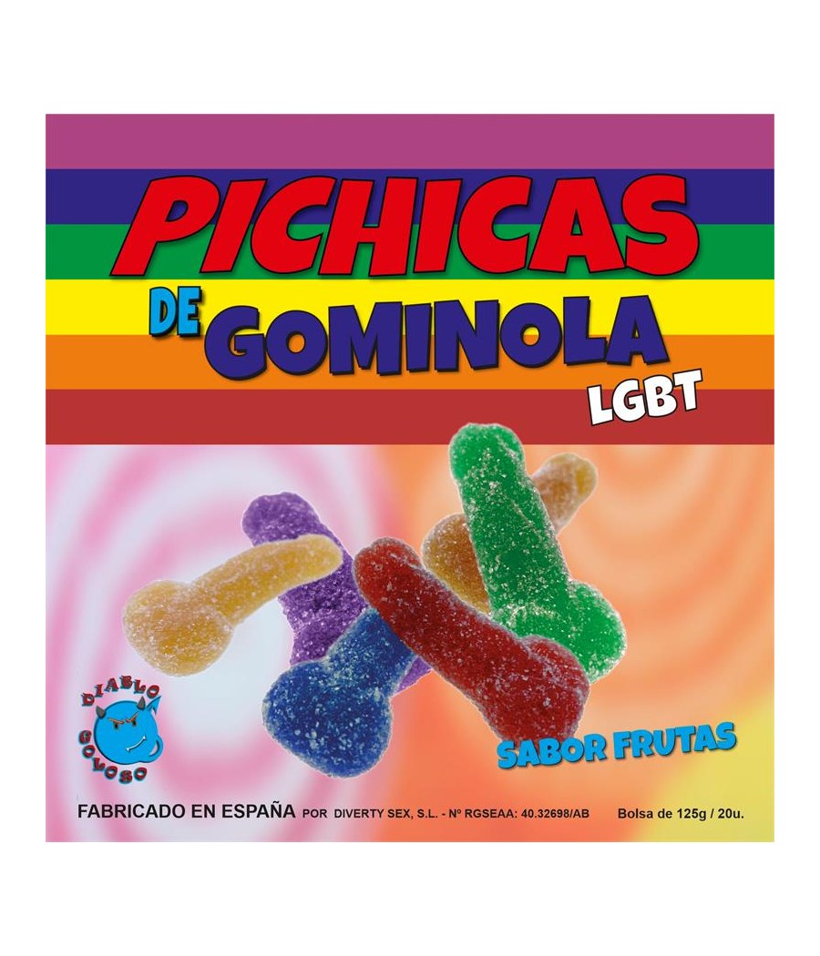 Caja Gominolas Pito Sabor Frutas LGBTQ