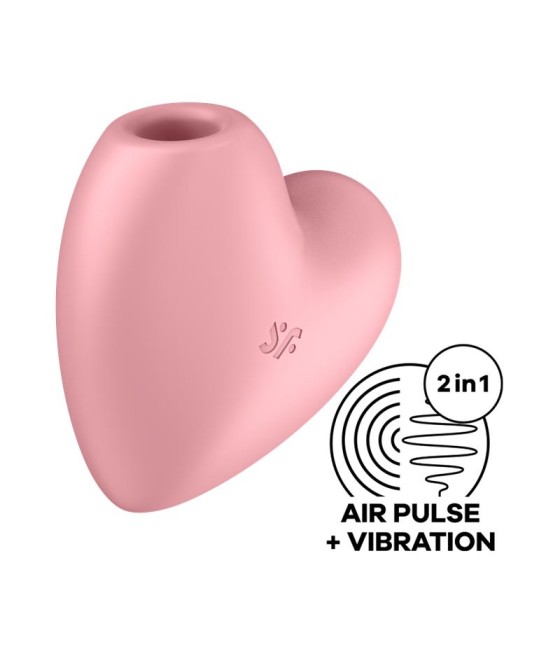 Cutie Heart Succionador de Clitoris y Vibracion Rosa