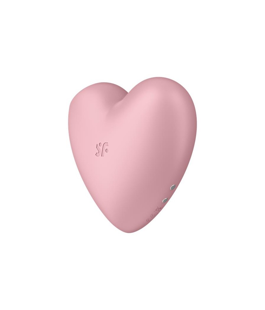 Cutie Heart Succionador de Clitoris y Vibracion Rosa