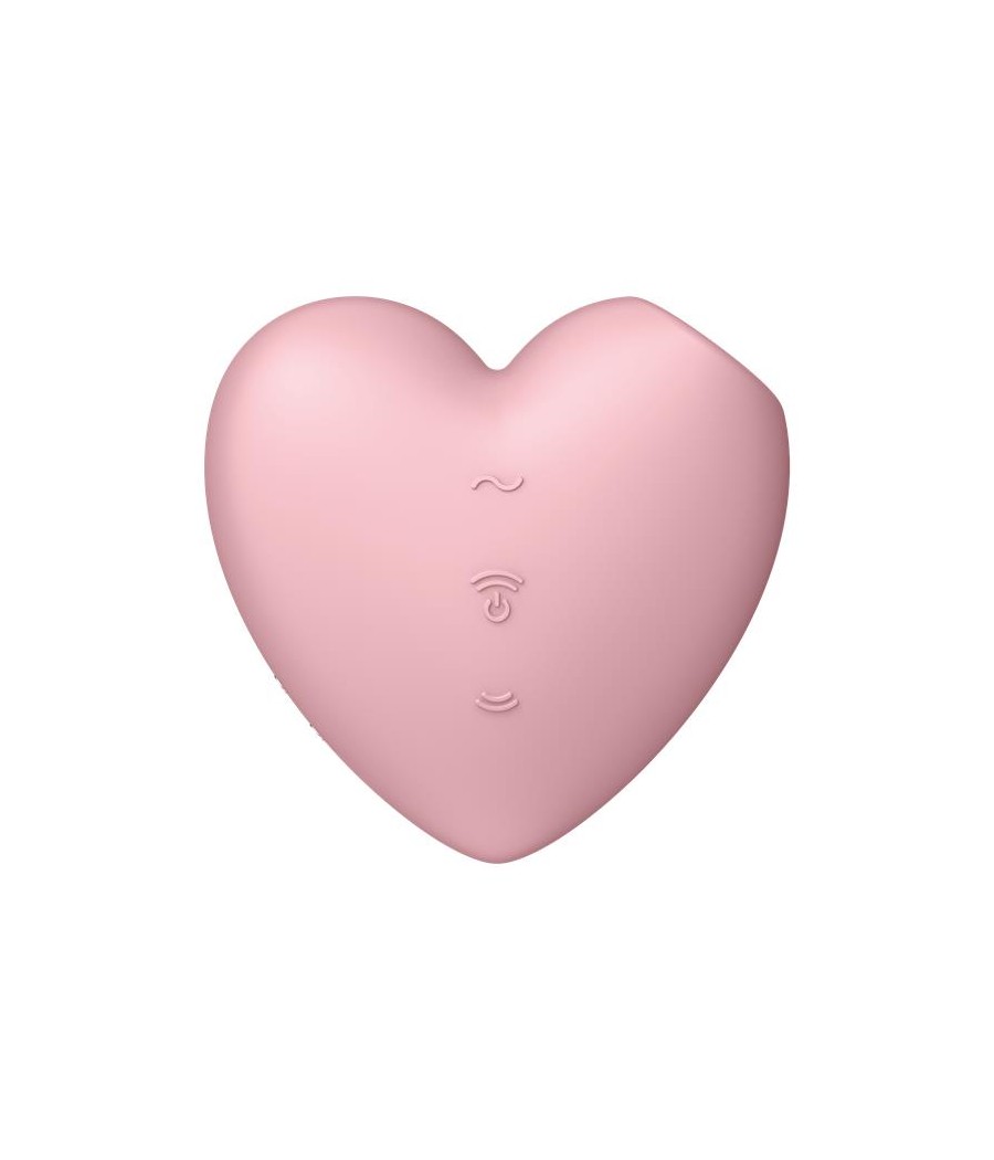 Cutie Heart Succionador de Clitoris y Vibracion Rosa