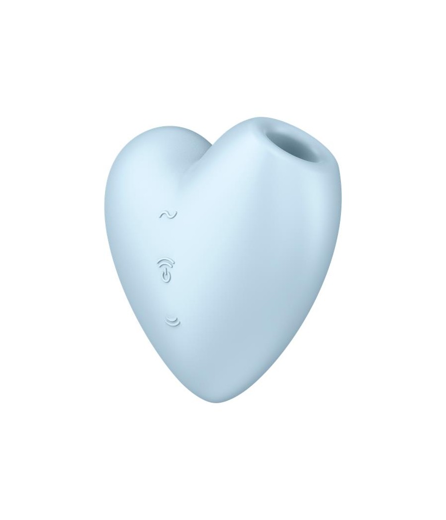 Cutie Heart Succionador de Clitoris y Vibracion Azul