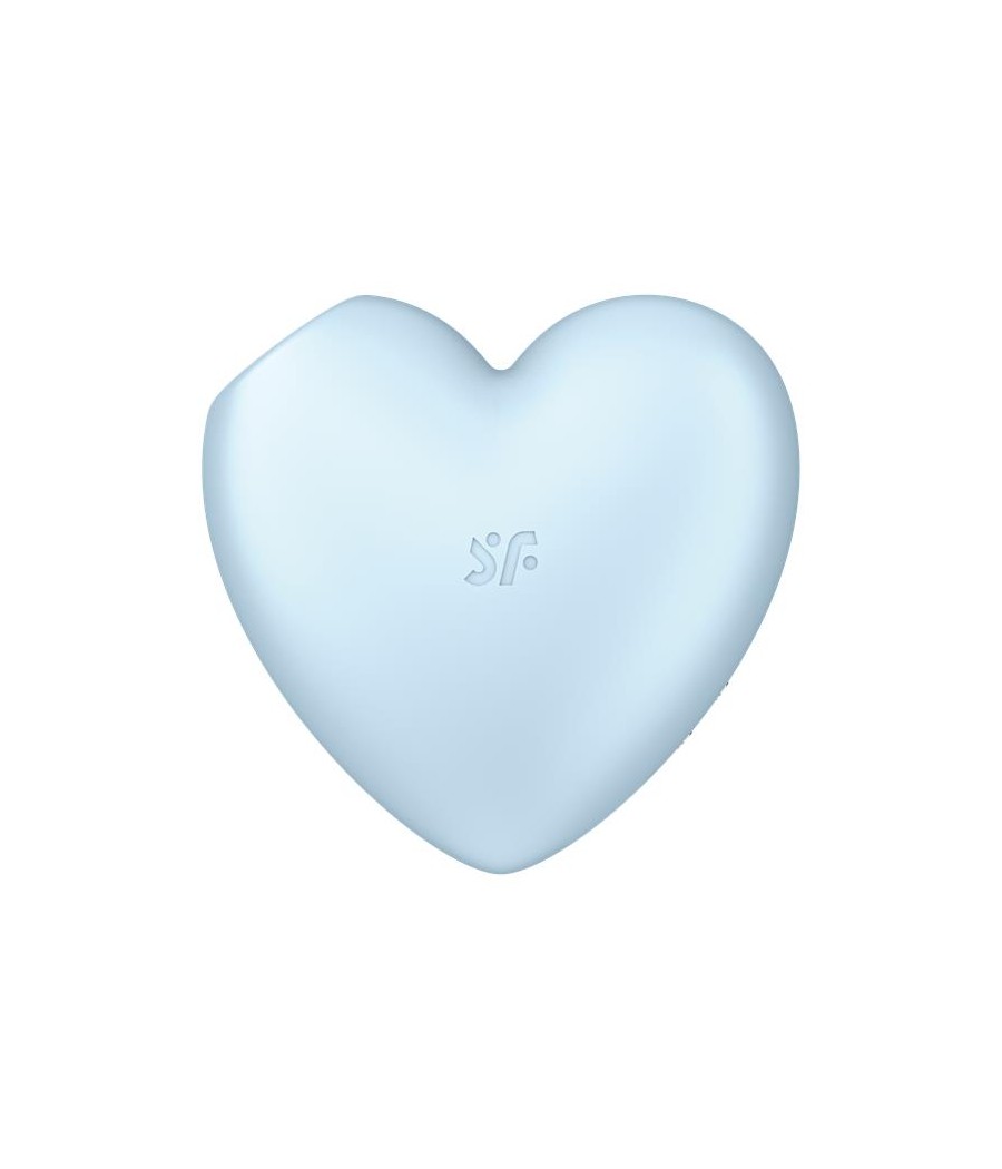 Cutie Heart Succionador de Clitoris y Vibracion Azul