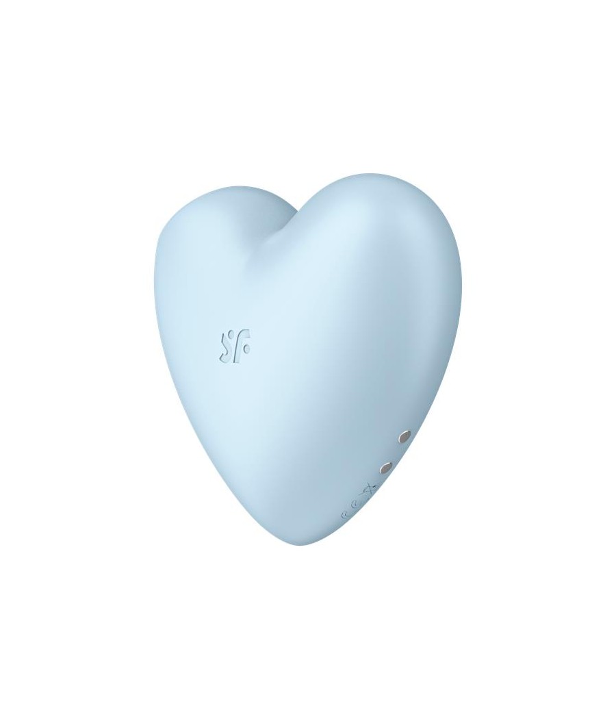 Cutie Heart Succionador de Clitoris y Vibracion Azul