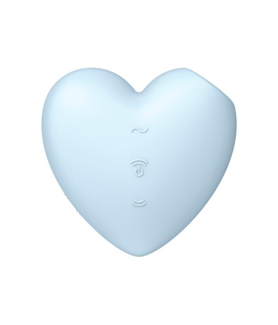 Cutie Heart Succionador de Clitoris y Vibracion Azul