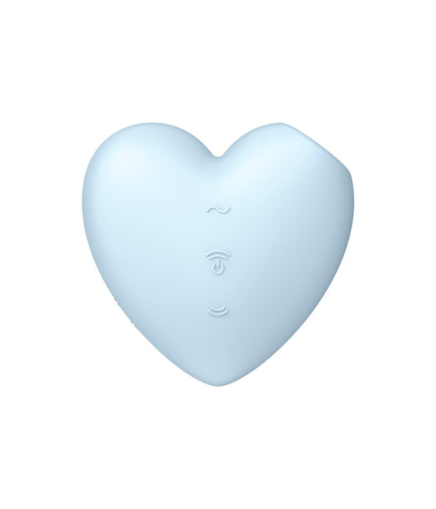 Cutie Heart Succionador de Clitoris y Vibracion Azul