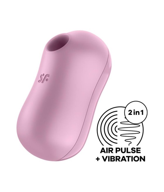 Cotton Candy Succionador de Clítoris y Vibrador Lila