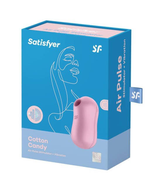 Cotton Candy Succionador de Clitoris y Vibrador Lila