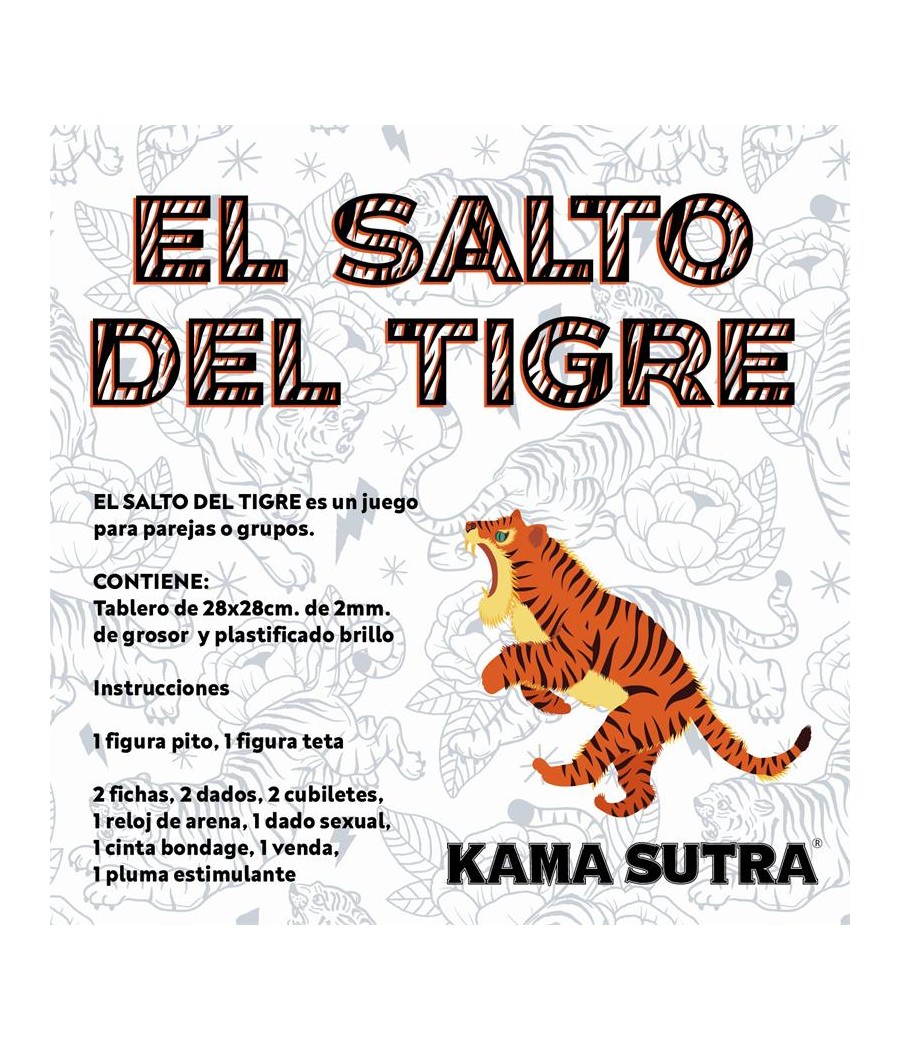 Juego de Mesa el Salto del Tigre Erotico