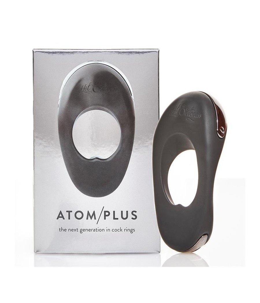 Anillo Vibrador Atom Plus Estimulacion Perianal Negro