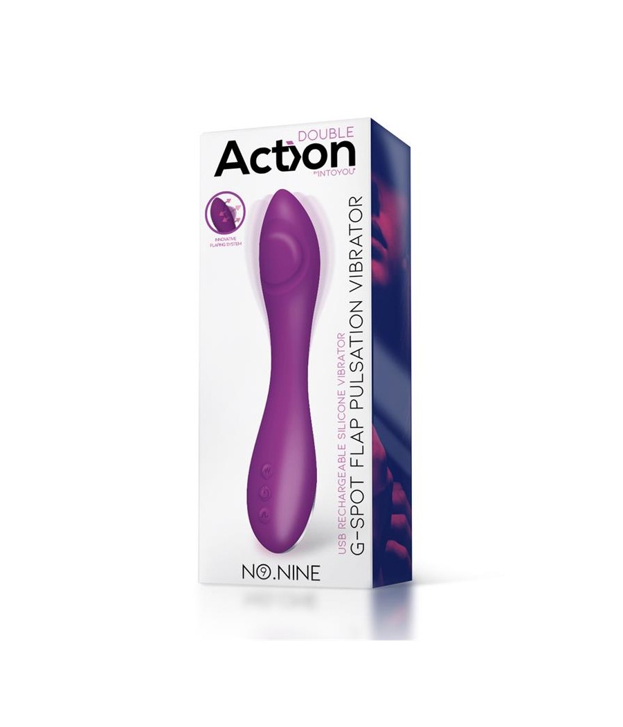 No Nine Vibrador Punto G Funcion de Pulsacion USB Magnetico Silicona