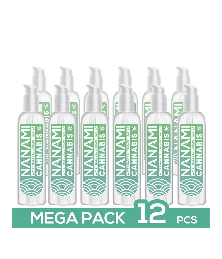 Pack de 12 Lubricante Base Agua Cannabis 150 ml