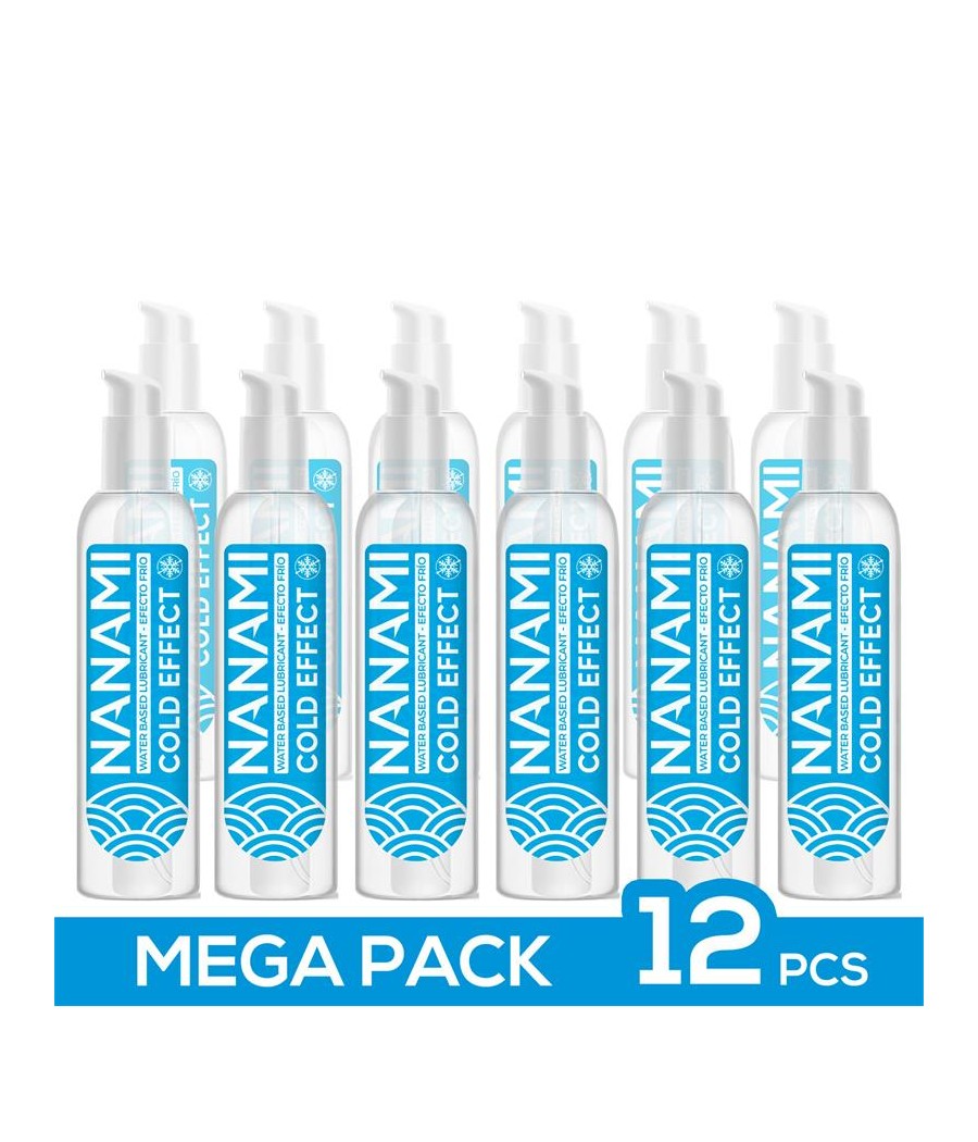 Pack de 12 Lubricante Base Agua Efecto Frio 150 ml