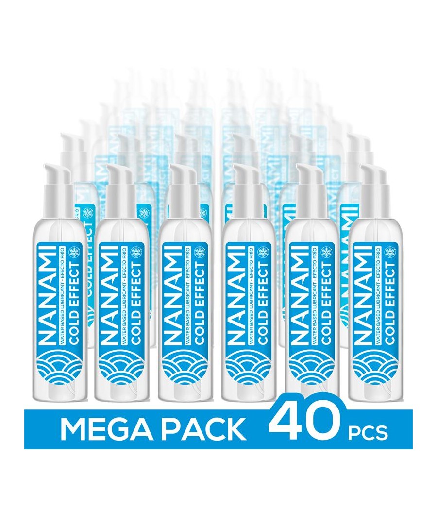 Pack de 40 Lubricante Base de Agua Efecto Frio 150 ml