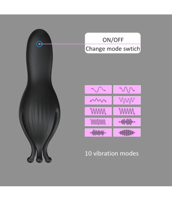 Krone Copa Masturbadora para el Pene Silicona USB