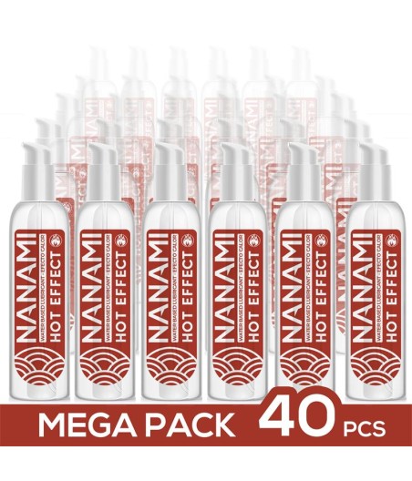 Pack de 40 Lubricante Base Agua Efecto Calor 150 ml