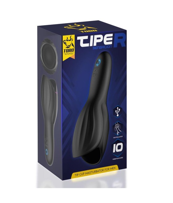 Tiper Copa Masturbadora para el Pene Silicona USB