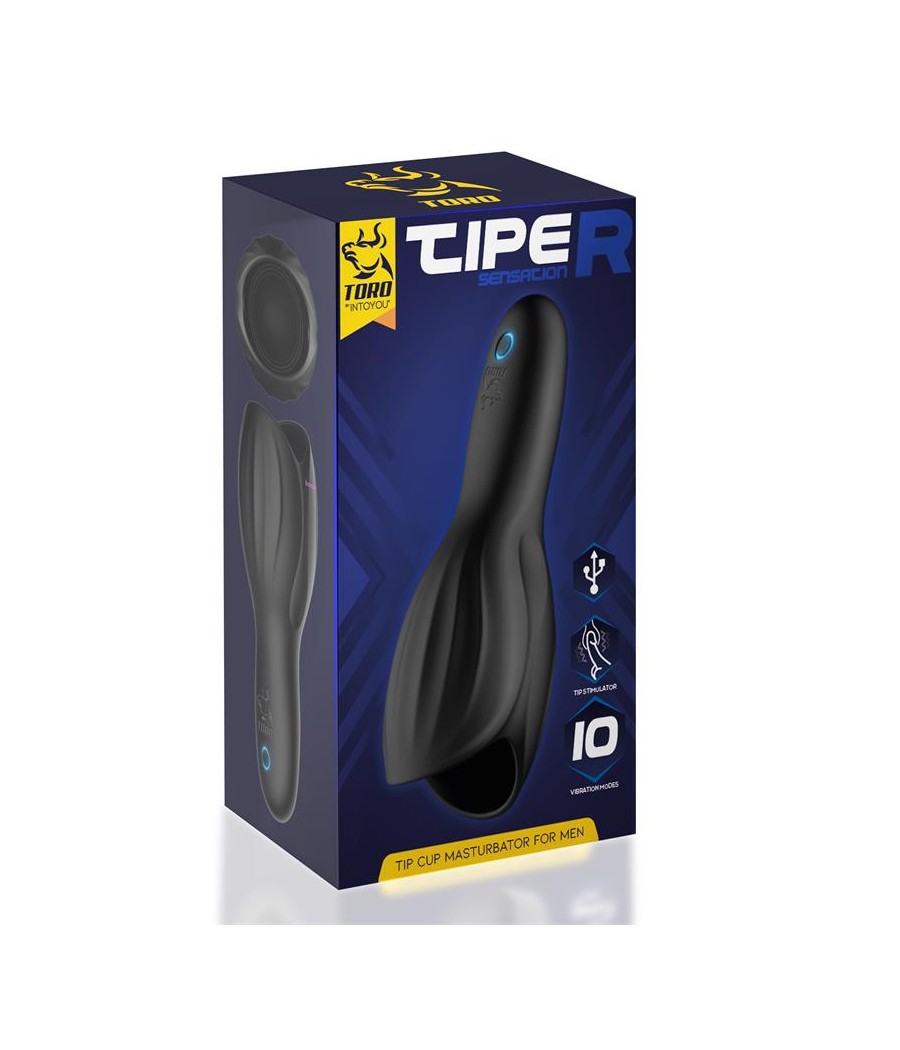 Tiper Copa Masturbadora para el Pene Silicona USB