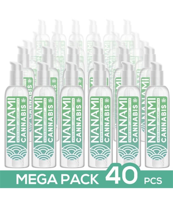 Pack de 40 Lubricante Base Agua Cannabis 150 ml