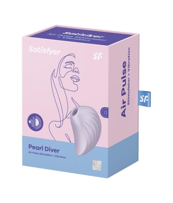 Succionador de Clitoris Pearl Driver Violet