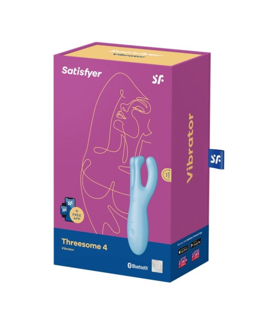 Threesome 4 APP Satisfyer Connect Azul