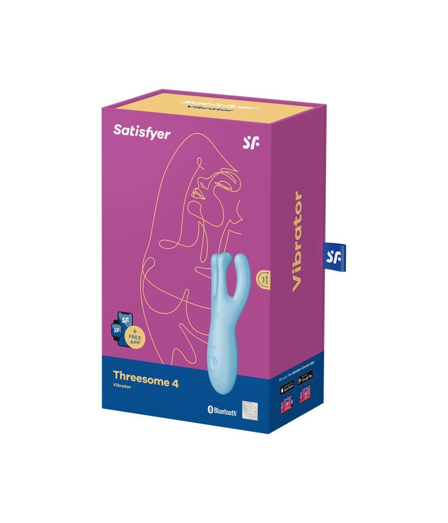 Threesome 4 APP Satisfyer Connect Azul