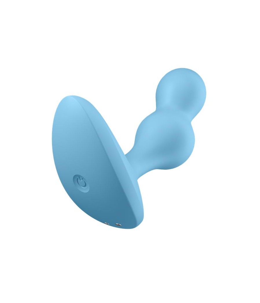 Deep Diver Plug Anal con Vibracion APP Satisfyer Connect Azul